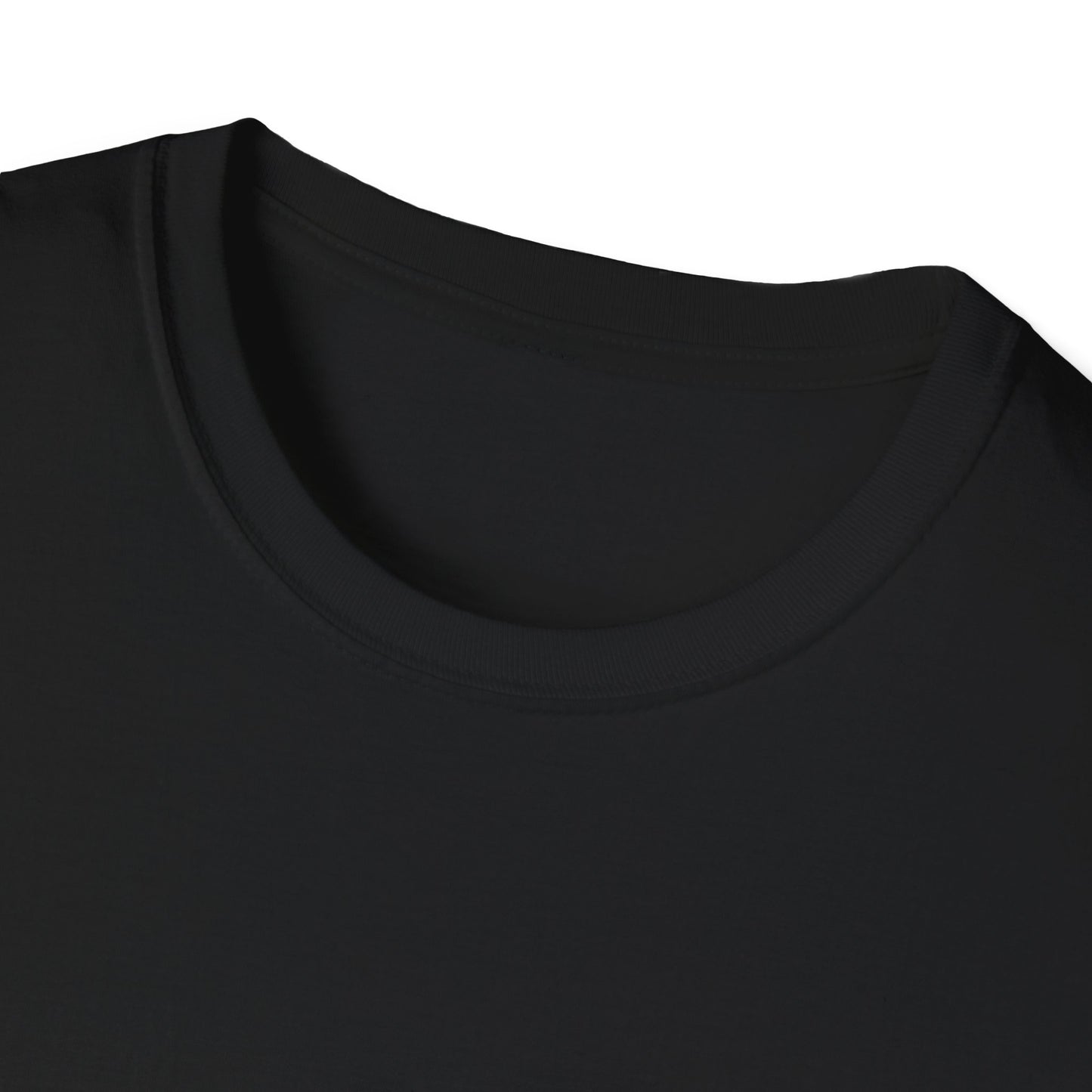 Funny AI-themed Unisex Softstyle T-Shirt - Thanks to AI, I Don't Even Pretend to Think Anymore
