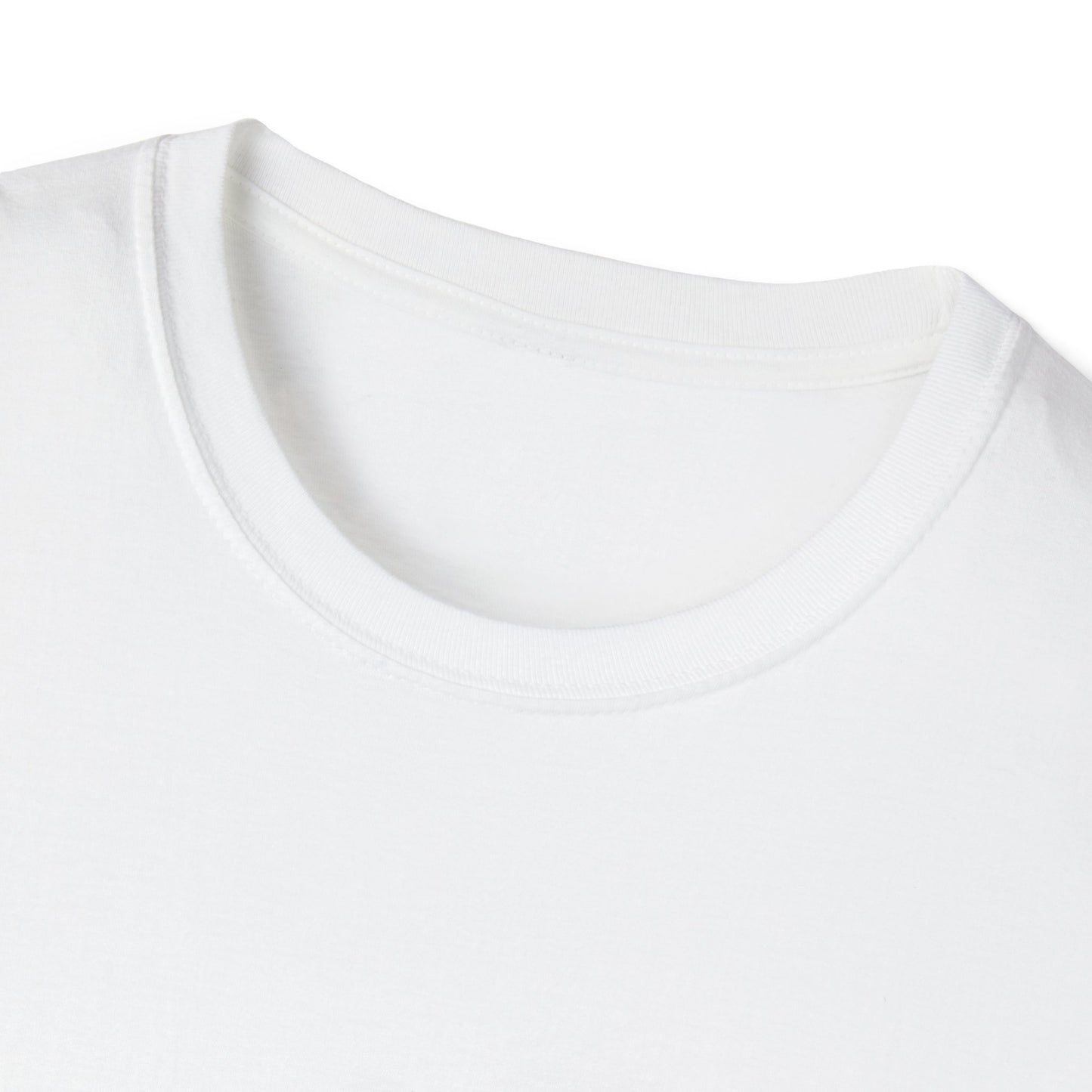 Funny AI-themed Unisex Softstyle T-Shirt - Thanks to AI, I Don't Even Pretend to Think Anymore