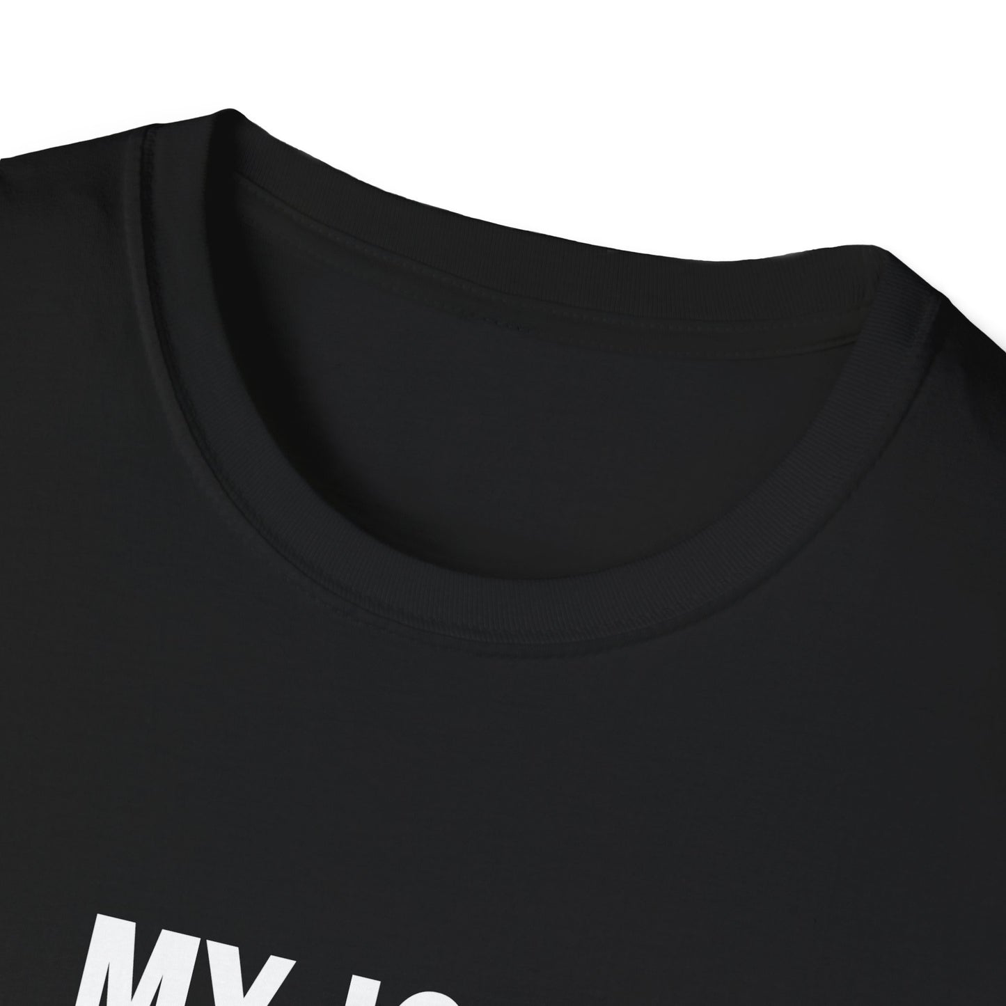 AI Themed Unisex T-Shirt - 'My Job Reading what Chat GPT Wrote Out Loud in Meetings'