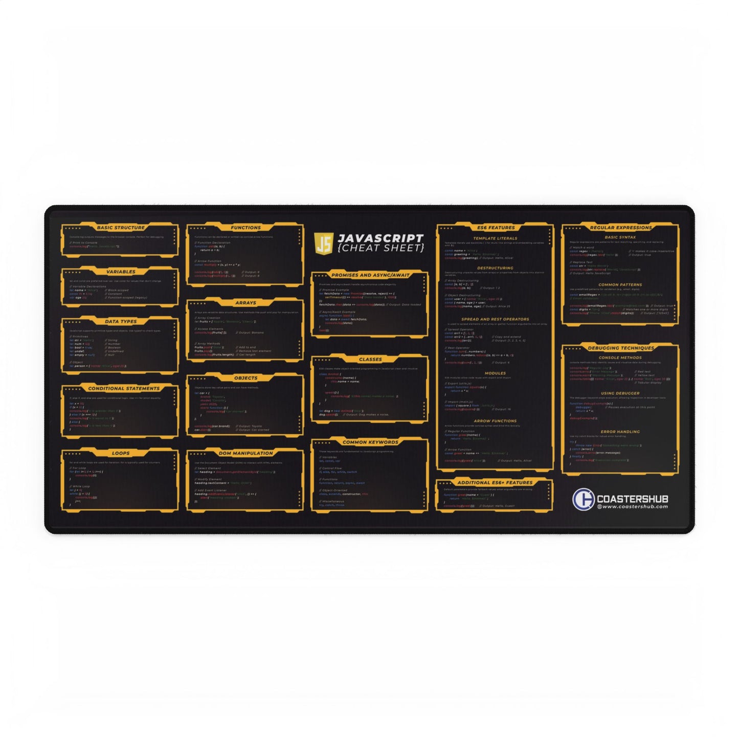 JavaScript Cheat Sheet for Programmers - Code Smarter, Not Harder!