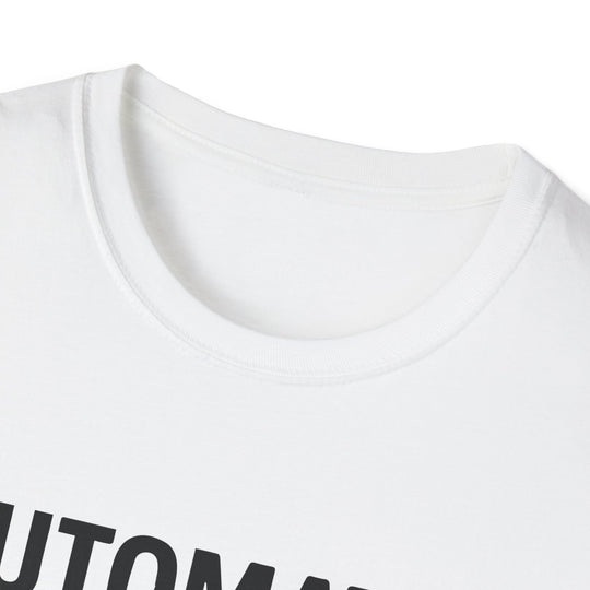 Funny AI Humor T-Shirt - Automated my job, still got scheduled for back-to-back meetings