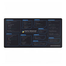 Advanced Python Cheat Sheet Mousepad - Master Python Like a Pro!