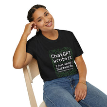 Unisex T-Shirt AI Chat GPT Buzzwords