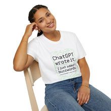 Unisex T-Shirt AI Chat GPT Buzzwords