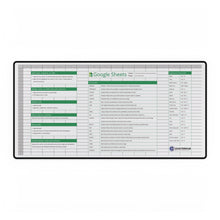 Google Sheets Cheat Sheet Mousepad – Master Spreadsheets with Ease!