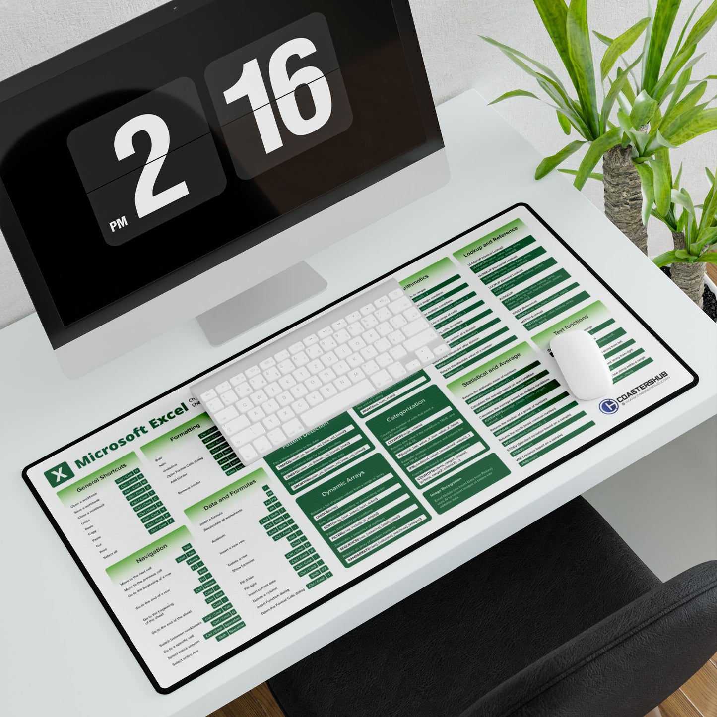 Microsoft Excel Cheat Sheet Mousepad – Master Spreadsheets with Ease!