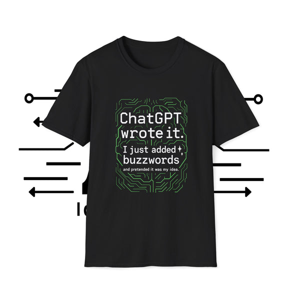 Unisex T-Shirt AI Chat GPT Buzzwords