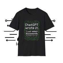 Unisex T-Shirt AI Chat GPT Buzzwords