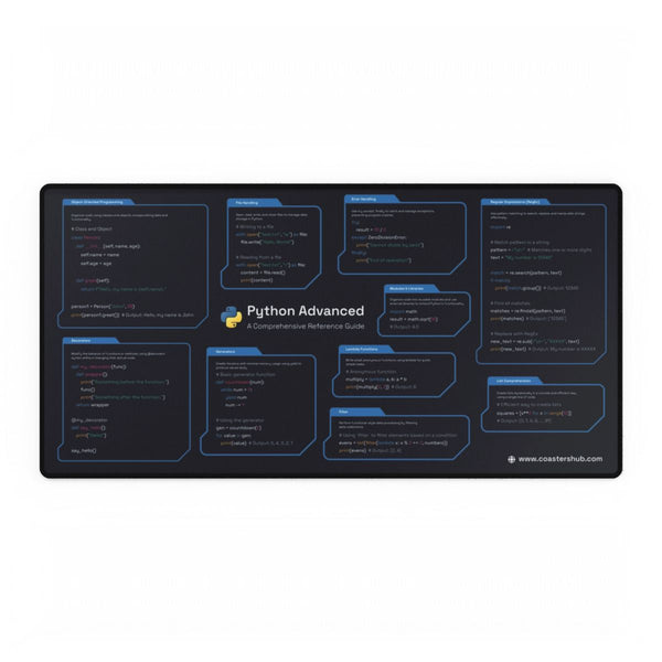 Python Advanced Mousepad – Comprehensive Reference Guide for Pro Coders